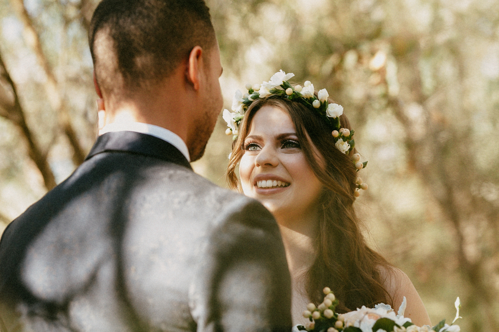 Bride first look 