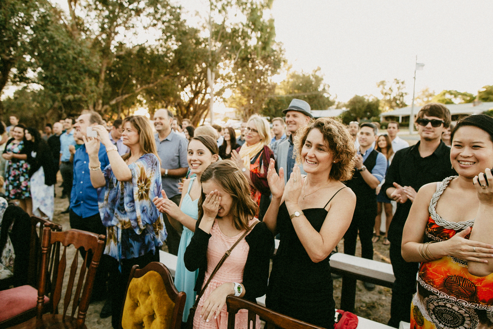 Perth intimate outdoor wedding